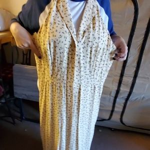 Moda Yellow Backless long summer dress